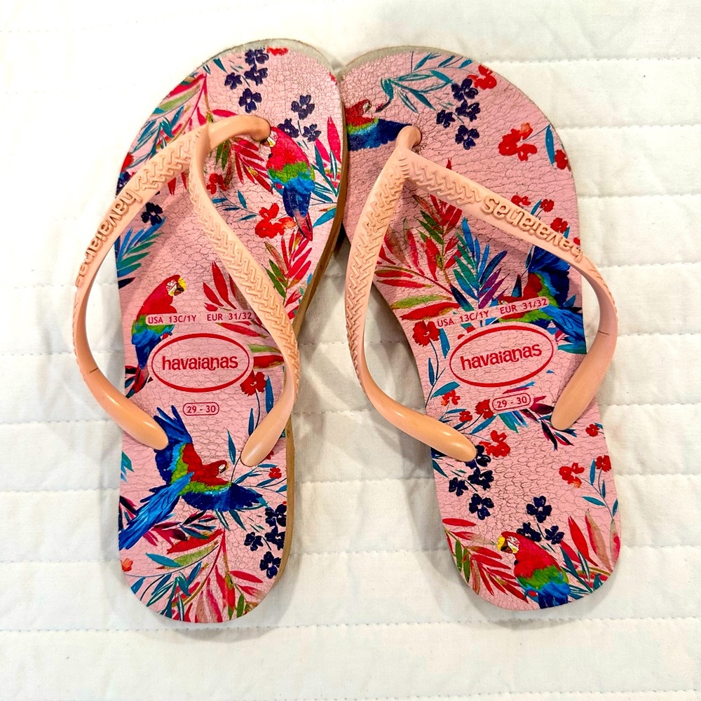 Havaianas Flips 🌸🦜🩷